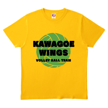 TRUSS ヘビーウェイトTシャツ バレーボール＆チーム名Tシャツ